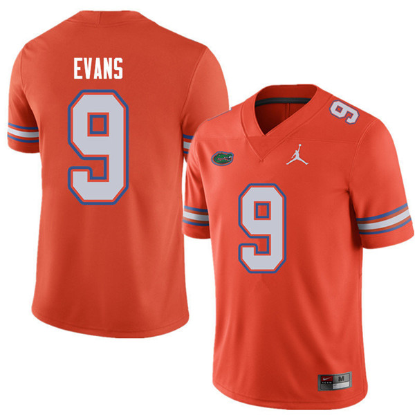 Jordan Brand Men #9 Josh Evans Florida Gators College Football Jerseys Sale-Orange - Click Image to Close